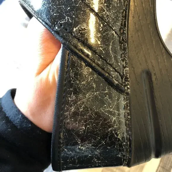 Dansko Womens Splatter Paint Shoes Sz 8 Black Comfy Work Teacher Comfy Casual - Picture 10 of 11